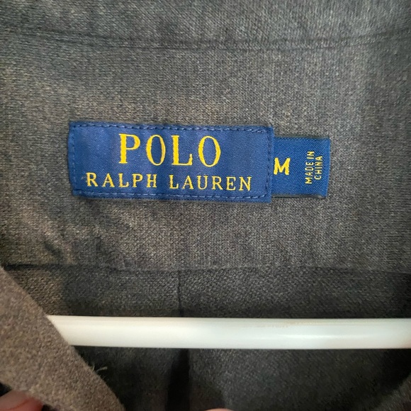 Men’s medium Ralph Lauren long sleeve polo - Picture 3 of 6